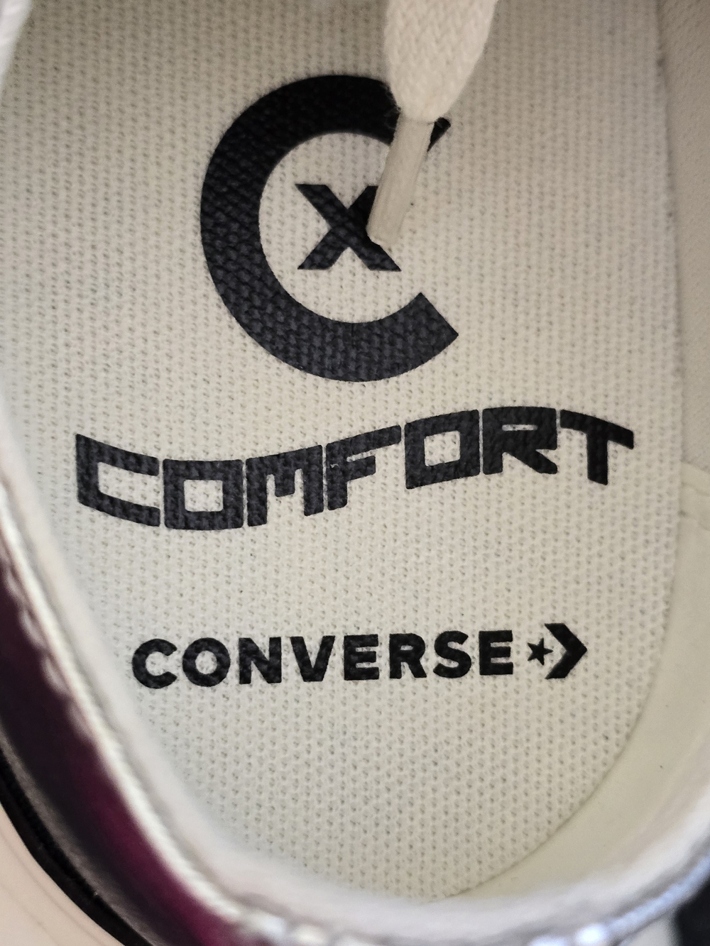 Converse Chuck Taylor All Star Lift Double Stack Silver Metallic Womens 8 Mens 6 - Picture 7 of 8